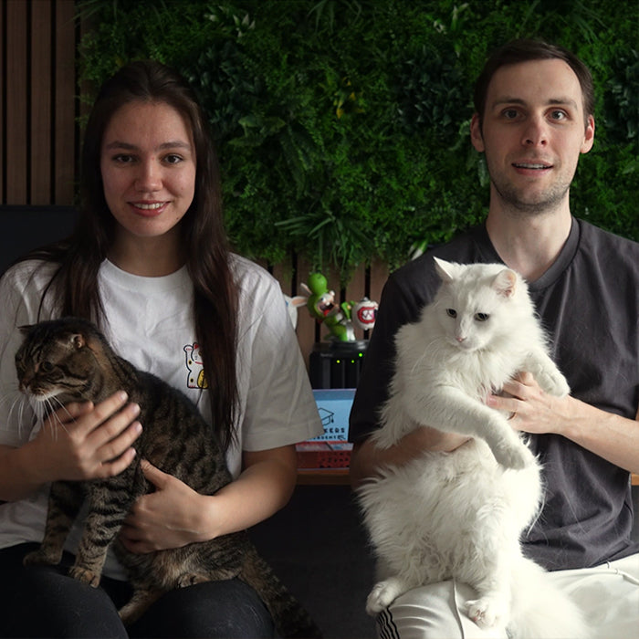 Emiel and Lisa, creators of Whiskers Academy